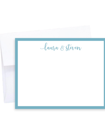 couples personalized note cards