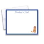 Golden Retriever note cards personalized pet gift
