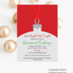 Ornament Exchange Party Invitation