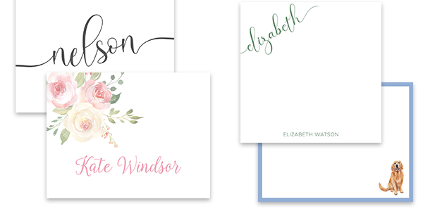 Personalized Note Cards and Custom Stationery