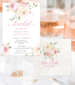 blush pink bridal shower