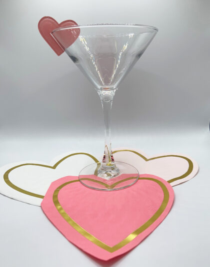 Heart shaped Drink Markers