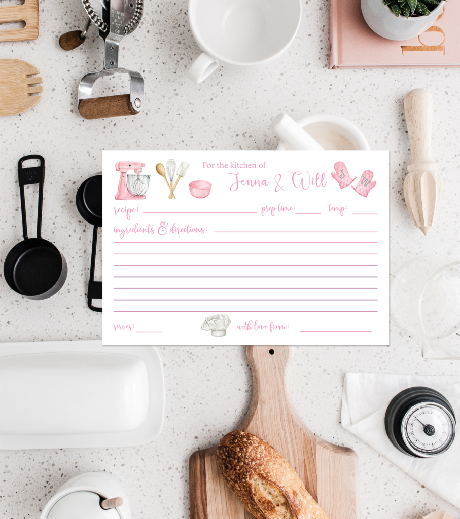 kitchen-recipe-cards-lafayette-papers for Free Printable Recipe Cards For Bridal Shower Kitchen Recipe Cards | Lafayette Papers for Free Printable Recipe Cards For Bridal Shower