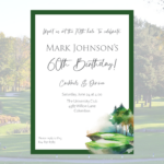 Golf Party Invitation