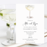 coupe glass invitation