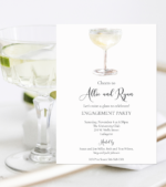 coupe glass invitation