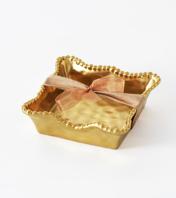 gold cocktail napkin holder