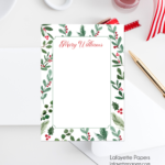holly note pad