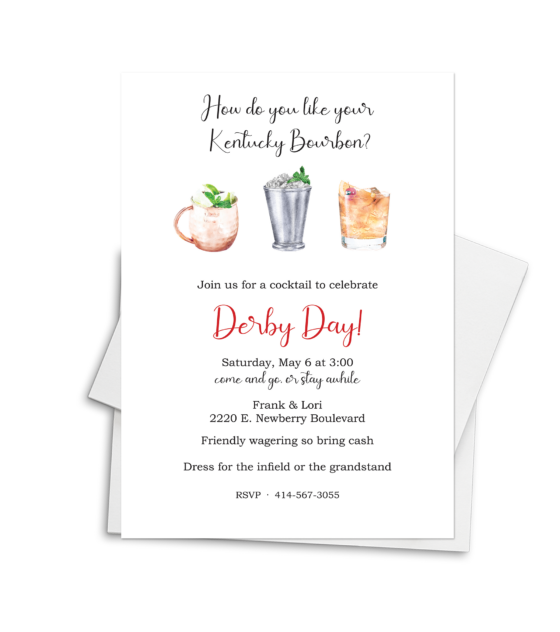 kentucky derby party invite