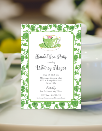 Bridal Tea Party Invite