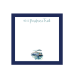 Lake Life notepad with pontoon boat