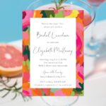 Modern bridal Shower invitation