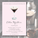 espresso martini invitation