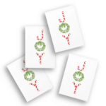 Joy with Candy Canes Enclosure Cards | Pack of 4