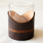 it's bourbon time glass