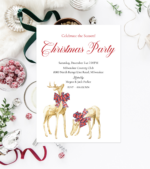 Preppy Christmas Party Invitation