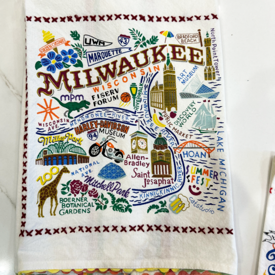 milwaukee dish towel