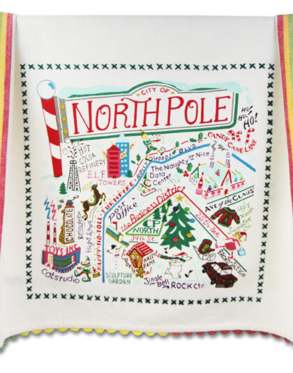 north pole city towel