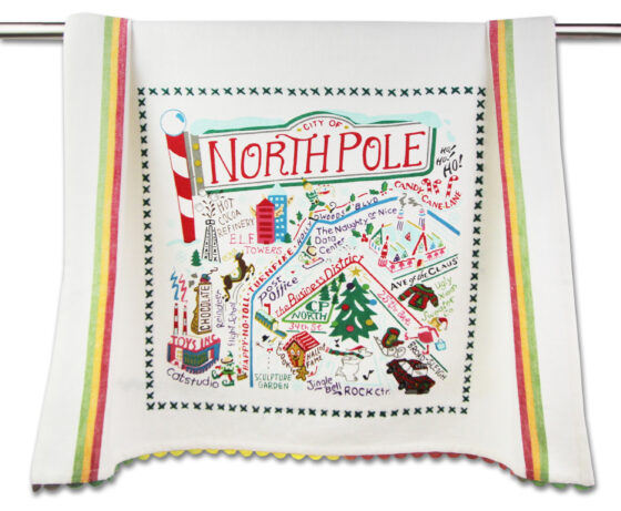 north pole city towel