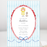 madeline birthday party invitation