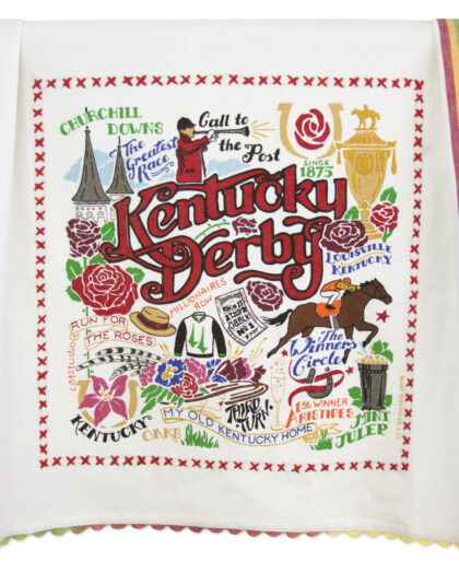 Kentucky Derby Dish Towel