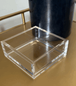 heavyweight acrylic cocktail napkin holder