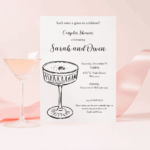 espresso martini cocktail party invitation