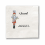 “Cheers!” Personalized Holiday Cocktail Napkins – Custom Party Napkins • Set of 100