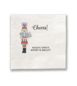 “Cheers!” Personalized Holiday Cocktail Napkins – Custom Party Napkins • Set of 100