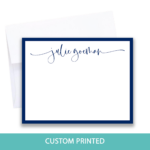 custom printed note cards personalized with names
