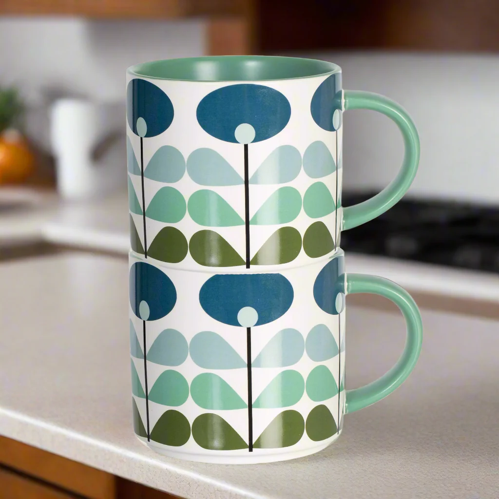 setof2blueflowercoffeemug