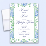 custom printed bridal shower invitations
