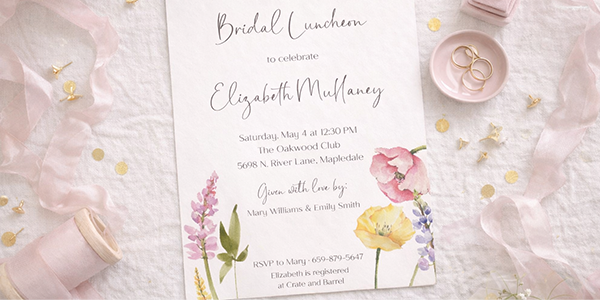 bridal-shower-invitations-lafayette-papers Bridal Shower Invitations designed by Lafayette Papers