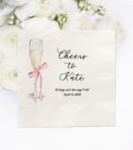 Personalized Bridal Shower Cocktail Napkins - Image 3