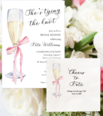 Personalized Bridal Shower Cocktail Napkins - Image 5