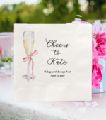 Personalized Bridal Shower Cocktail Napkins - Image 6