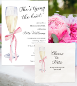 Personalized Bridal Shower Cocktail Napkins - Image 7
