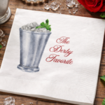 mint julep cocktail napkins