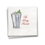 mint julep derby party napkins