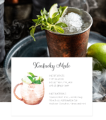 Kentucky Derby Cocktail Recipe Cards - Image 8