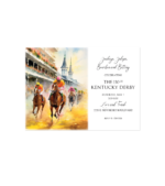 Kentucky Derby Party Invitation Lined Envelope - Image 4