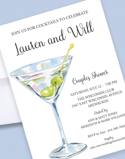 engagement party invitation customized