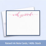 With Gratitude Raised Ink Note Cards - Image 3