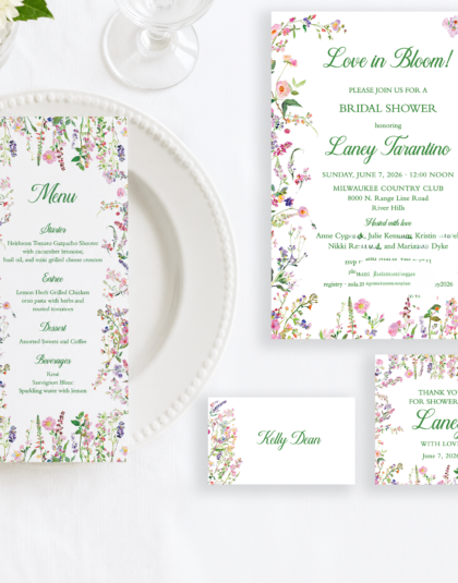 wildflower bridal shower