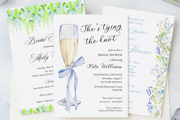 Bridal Shower Invitations designed by Lafayette Papers