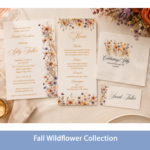 Fall Floral Bridal Shower Menu Cards - Image 4