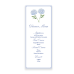 Menu Card Hydrangeas - Image 2
