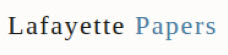 Lafayette Papers