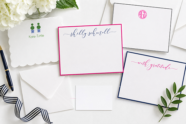 Personalized stationery from Lafayette Papers in Milwaukee