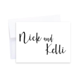 couples personalized note cards